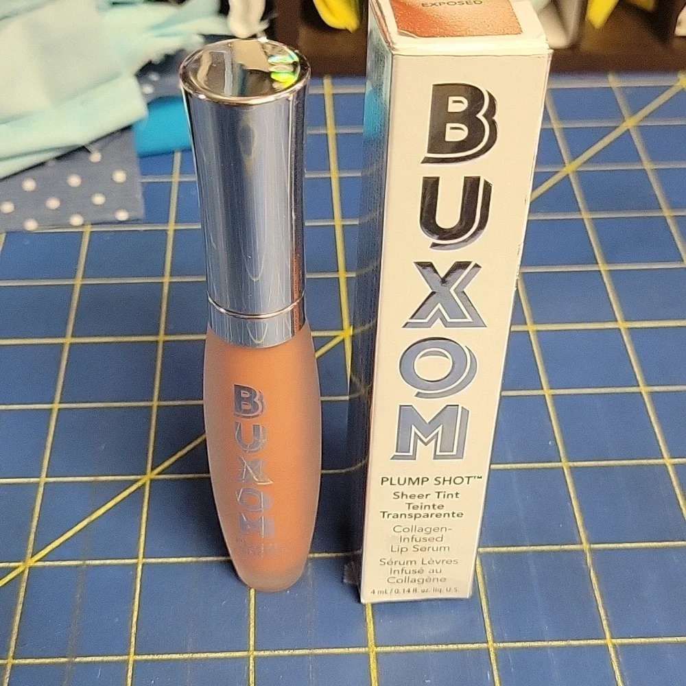 Buxom Plump Shot Sheer Tint Collagen Infused Lip Serum 4ml NIB - Exposed